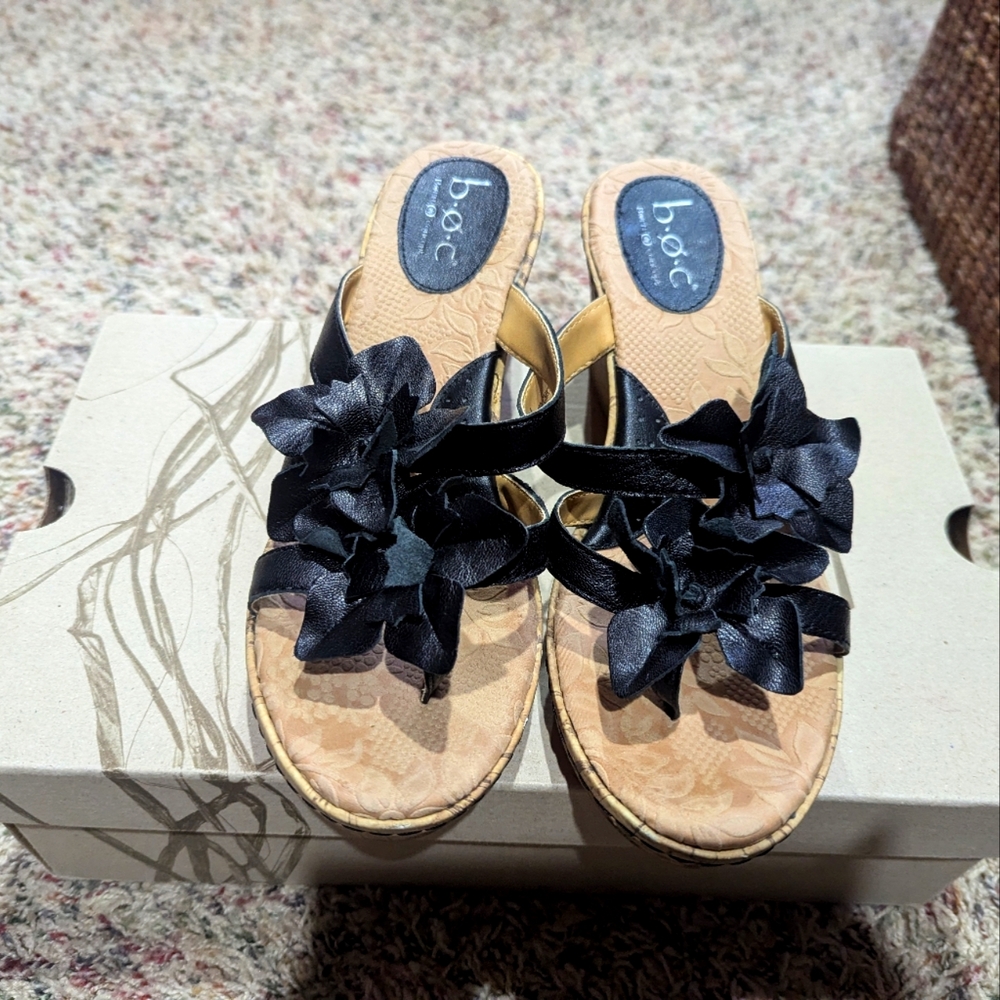B.O.C. Jamaica Sandal Black Size 9